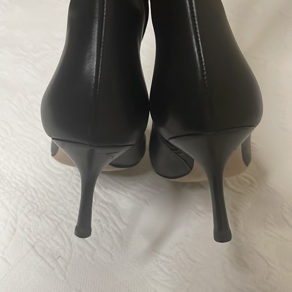 Gucci Stiv Pelle S Cuoio Lifford Nero Black Zip Logo Tall Boots - Picture 7 of 10